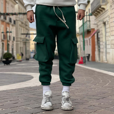 Pantalone tuta cargo verde - FLAG STORE